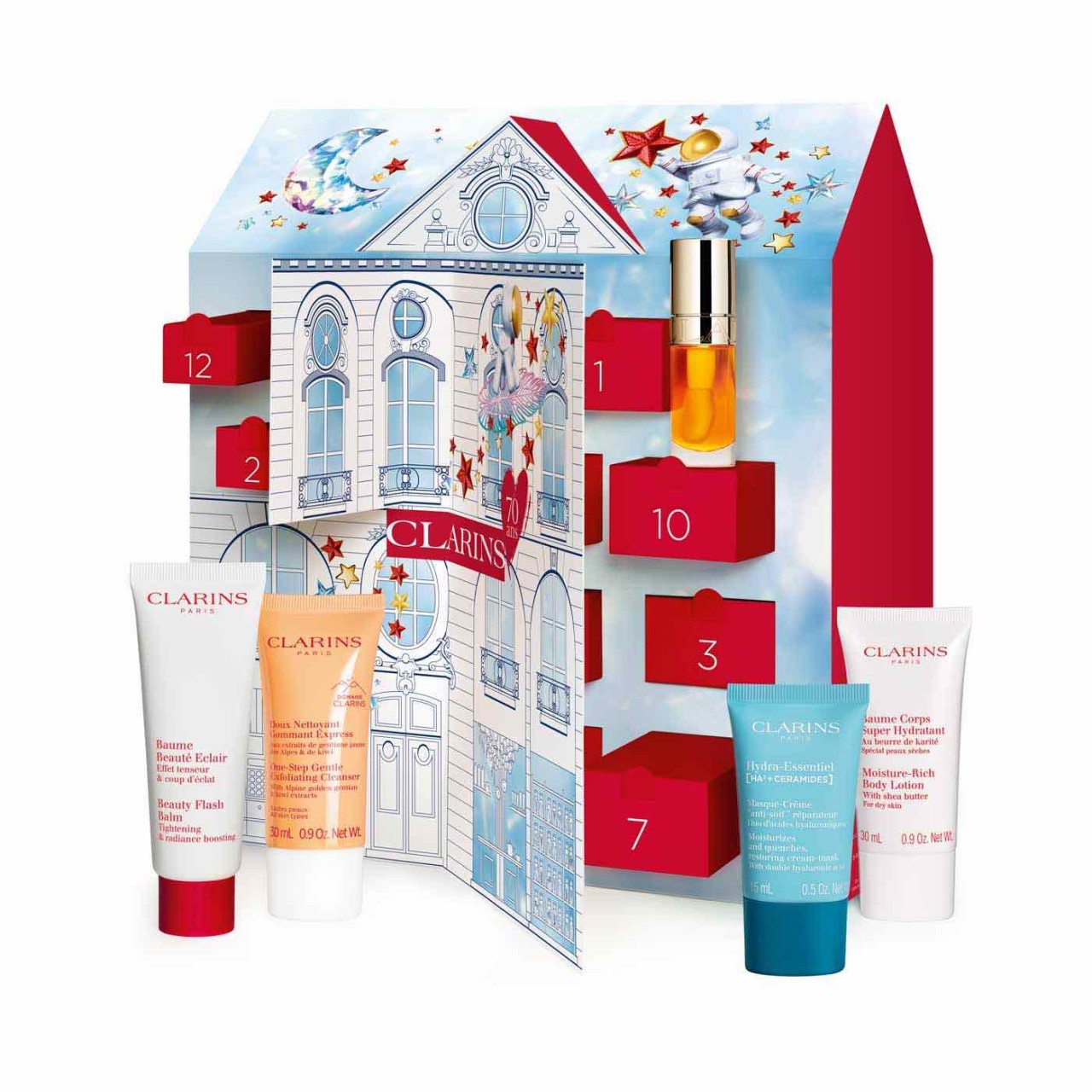 Clarins 12 Ablakos Adventi Kalendárium