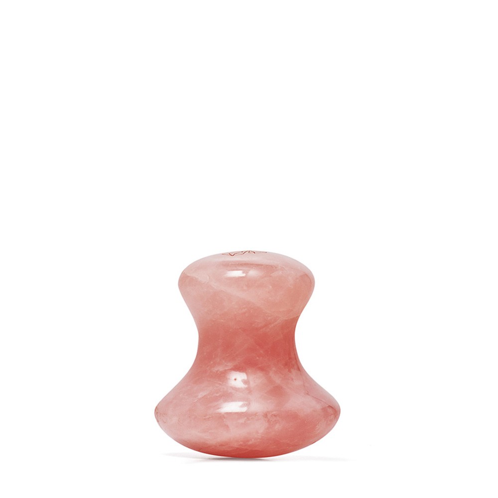 CRYSTALLOVE Rose Quartz Mushroom Gua Sha