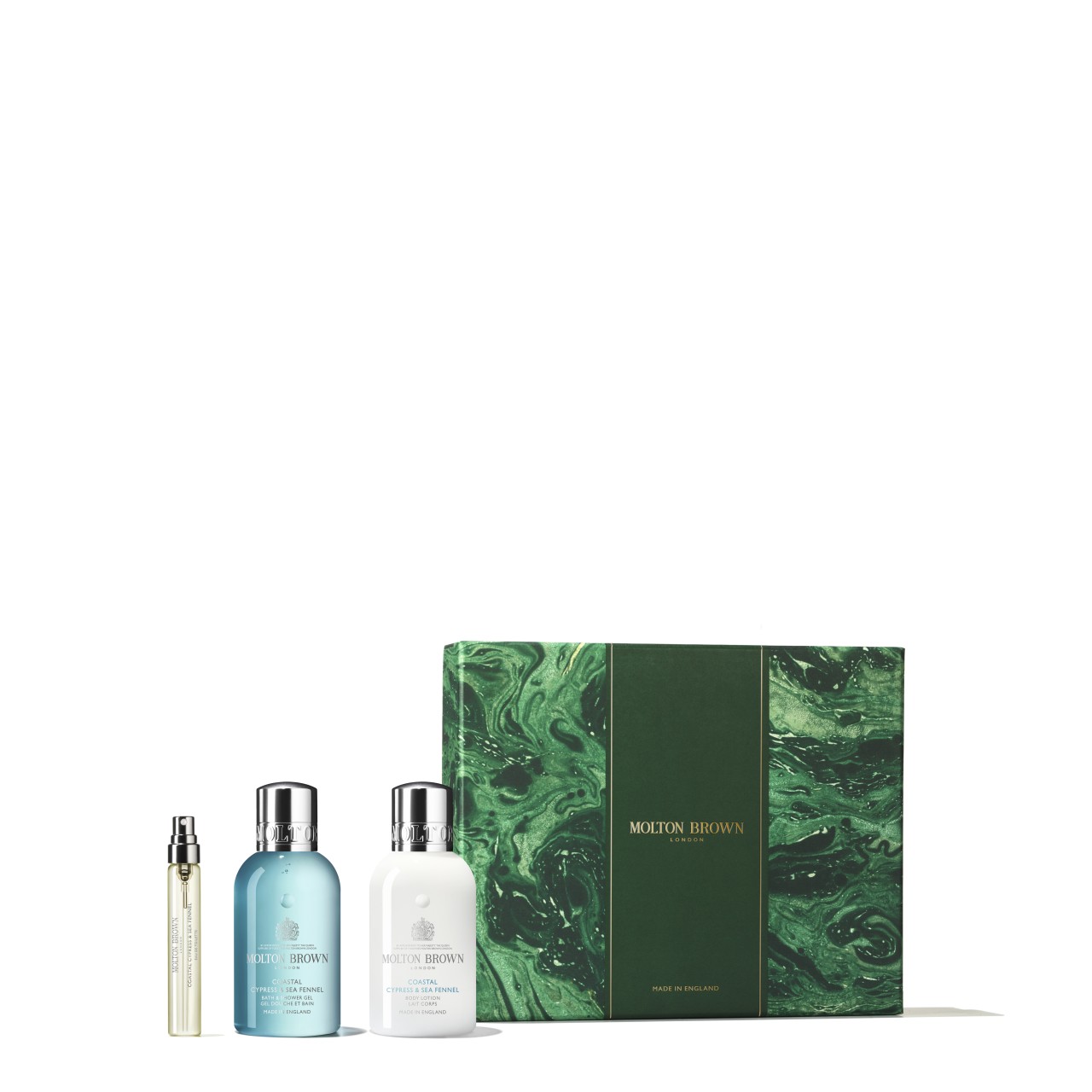 MOLTON BROWN Coastal Cypress & Sea Fennel Travel Collection