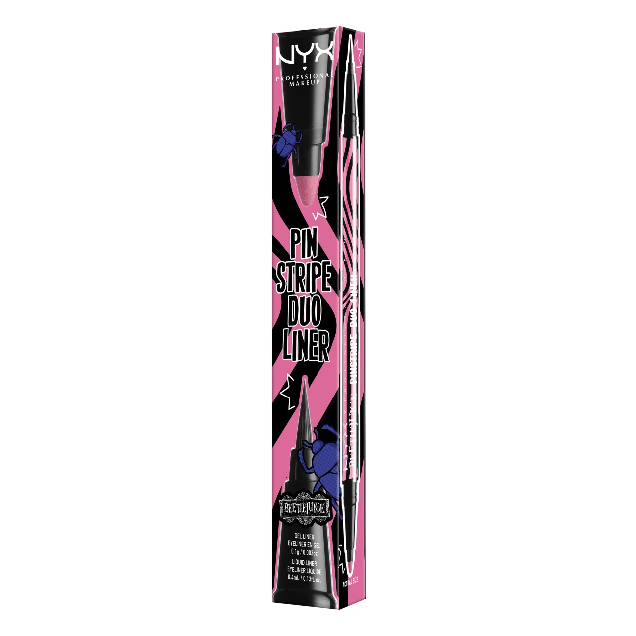 NYX Professional Makeup Beetlejuice Pinstripe Duo Liner