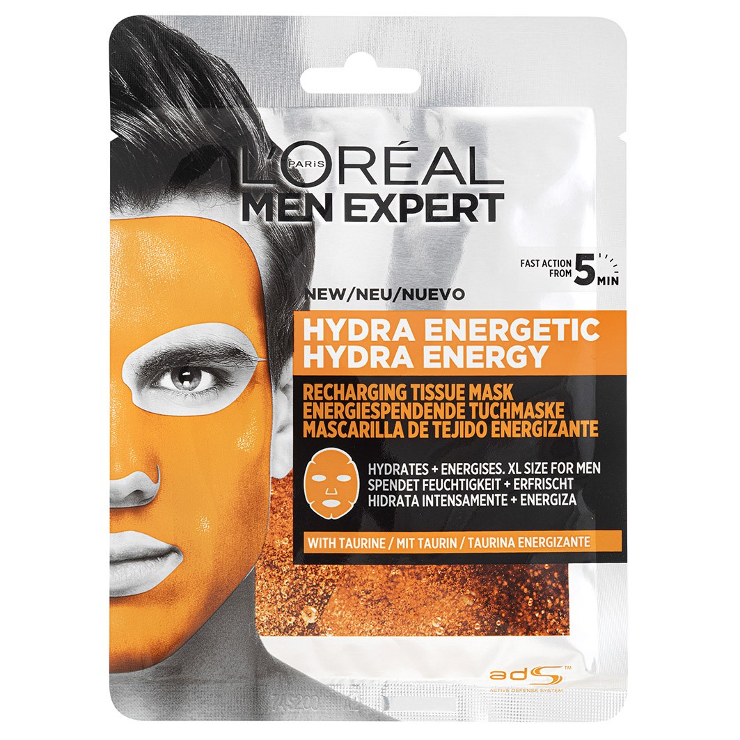 L'Oréal Paris Men Expert Tissue maszk Hydra Energetic
