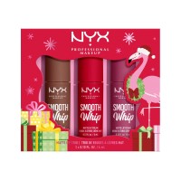 NYX Professional Makeup Smooth Whip Matte Lip Cream Trio Holiday Gift Set