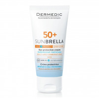 Dermedic Sunbrella Fényvédő arckrém SPF50+ zsíros és kombinált bőrre