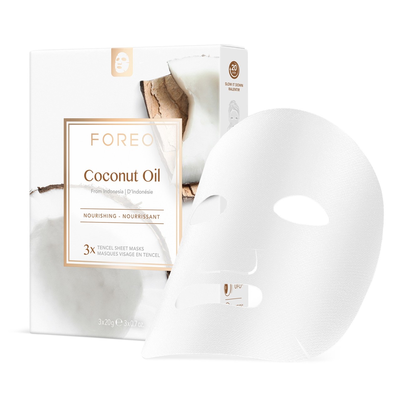 FOREO Farm To Face Sheet Mask - Coconut Oil X 3