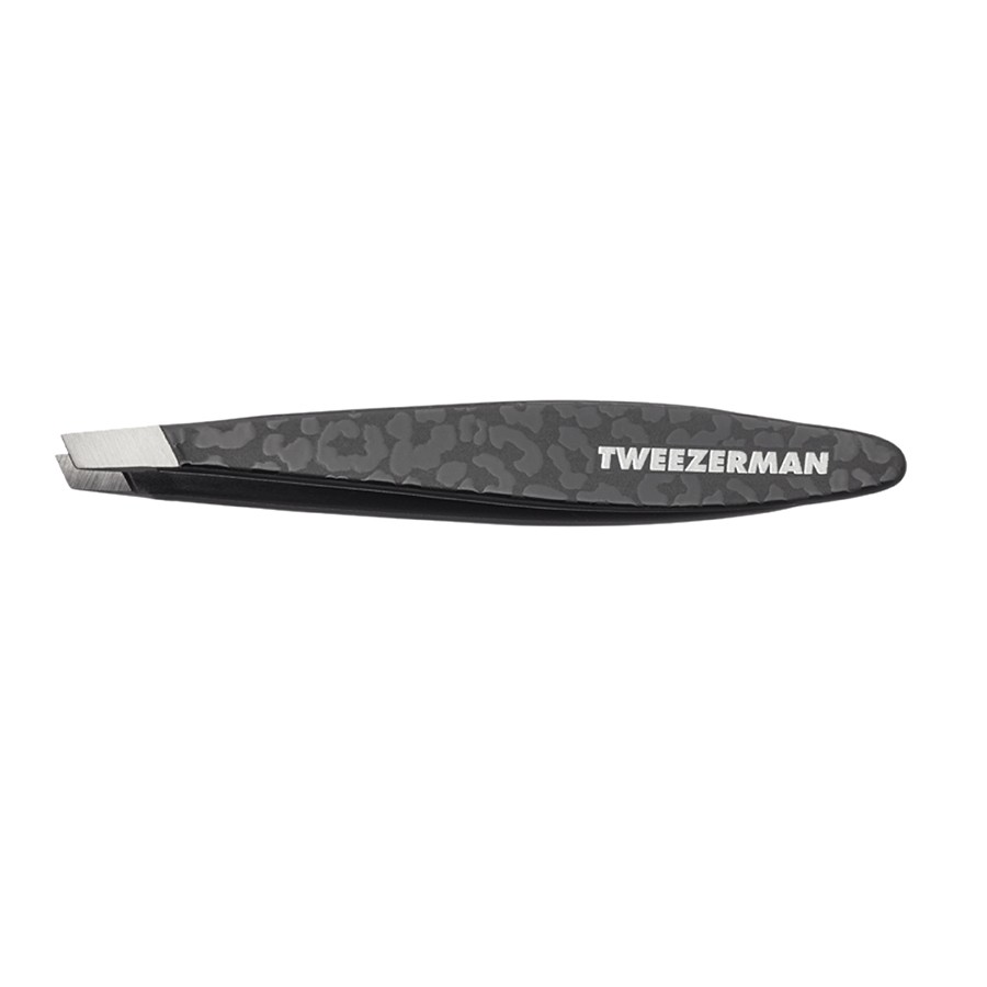 Tweezerman Black Leopard Slant Szemöldök Csipesz