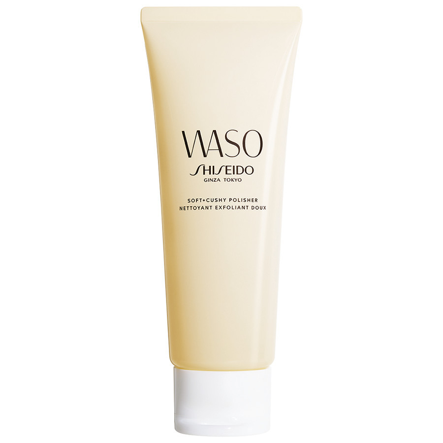 Shiseido WASO Soft+Cushy Polisher gyengéd tisztító arcradír zsíros bőrre