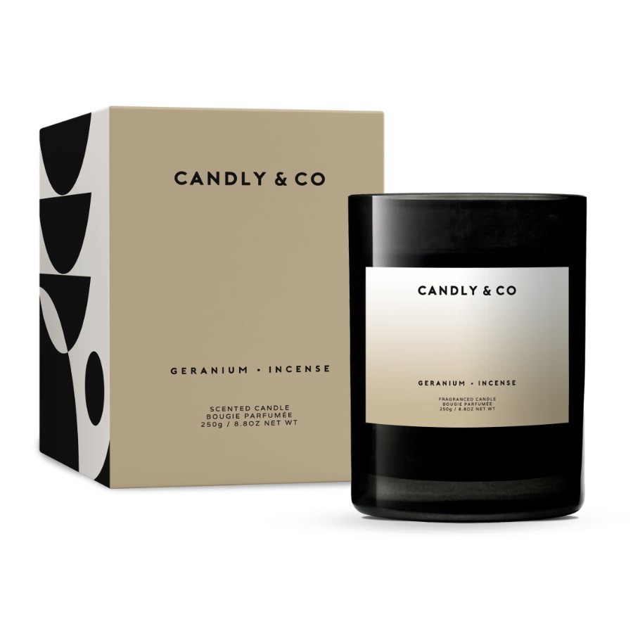 Candly&Co. Candle No.1 Geranium, Incense