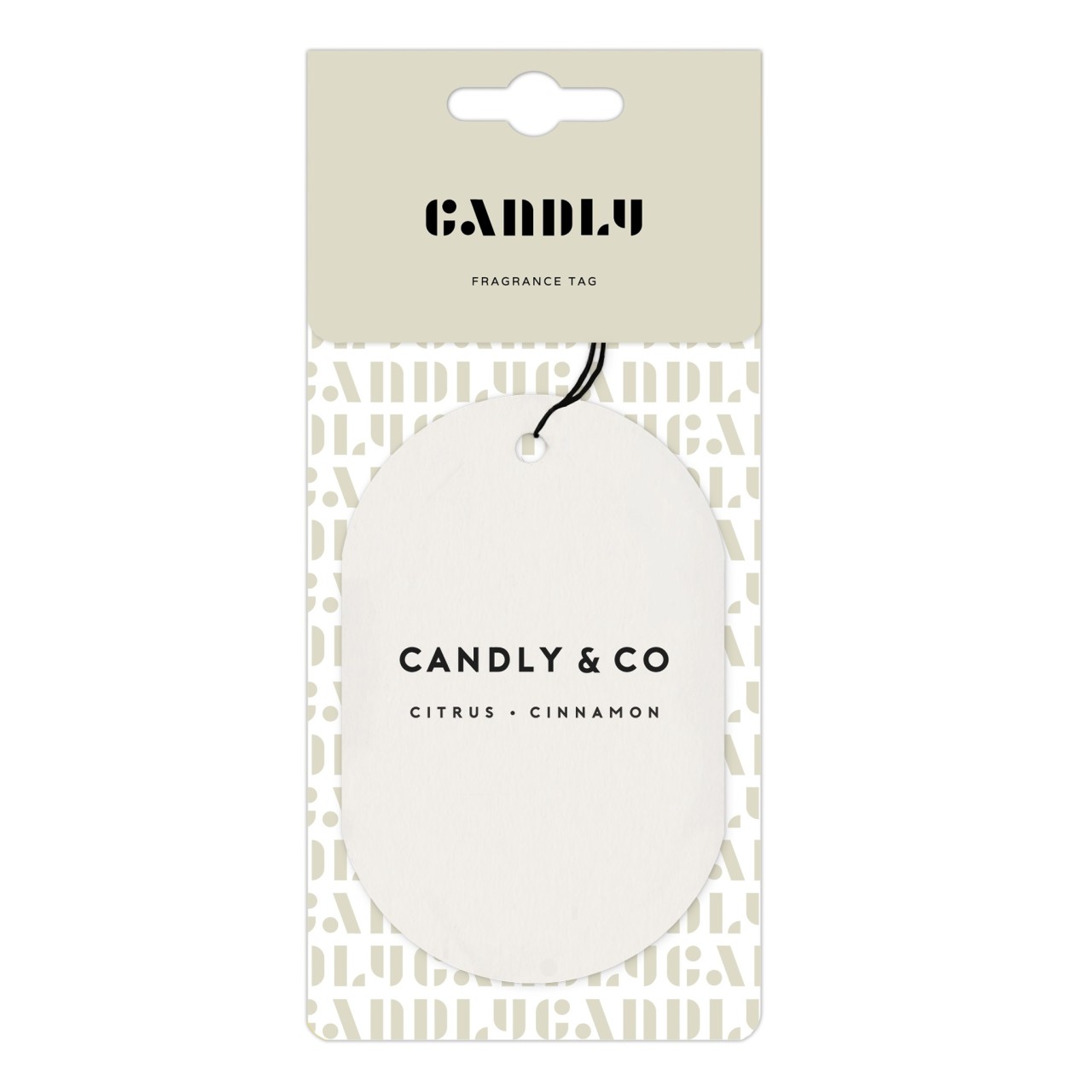 Candly&Co. Scented Car No.3 Citrus, Cinnamon