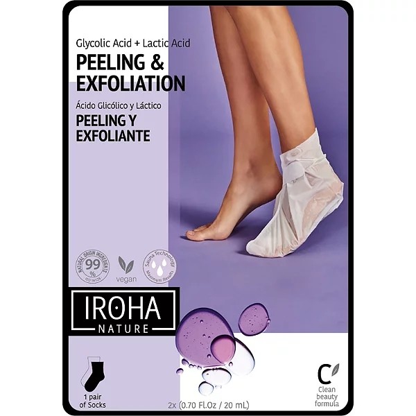 Iroha Nature Peeling & Exfoliation Foot Mask