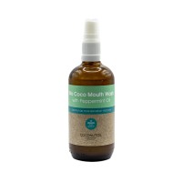 Coconut Oil Bio Coco Mouth Wash With Peppermint Oil
