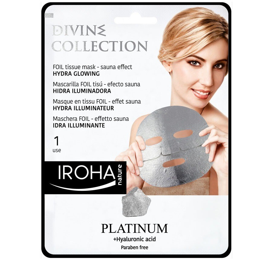 Iroha Nature Iroha Foil Tissue Mask - Platinum - Divine