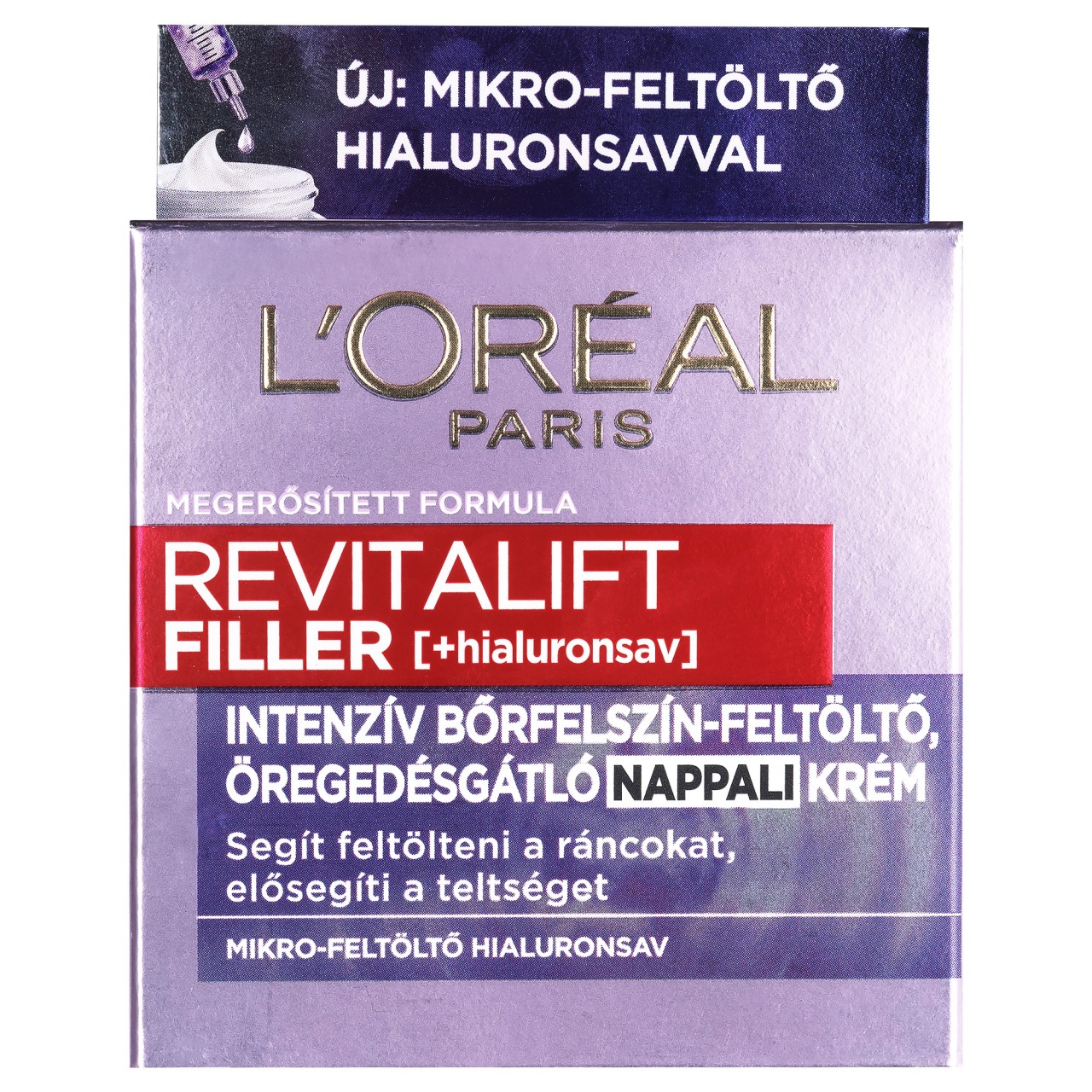 L'Oréal Paris Filler HA Bőrfeltöltő Arckrém