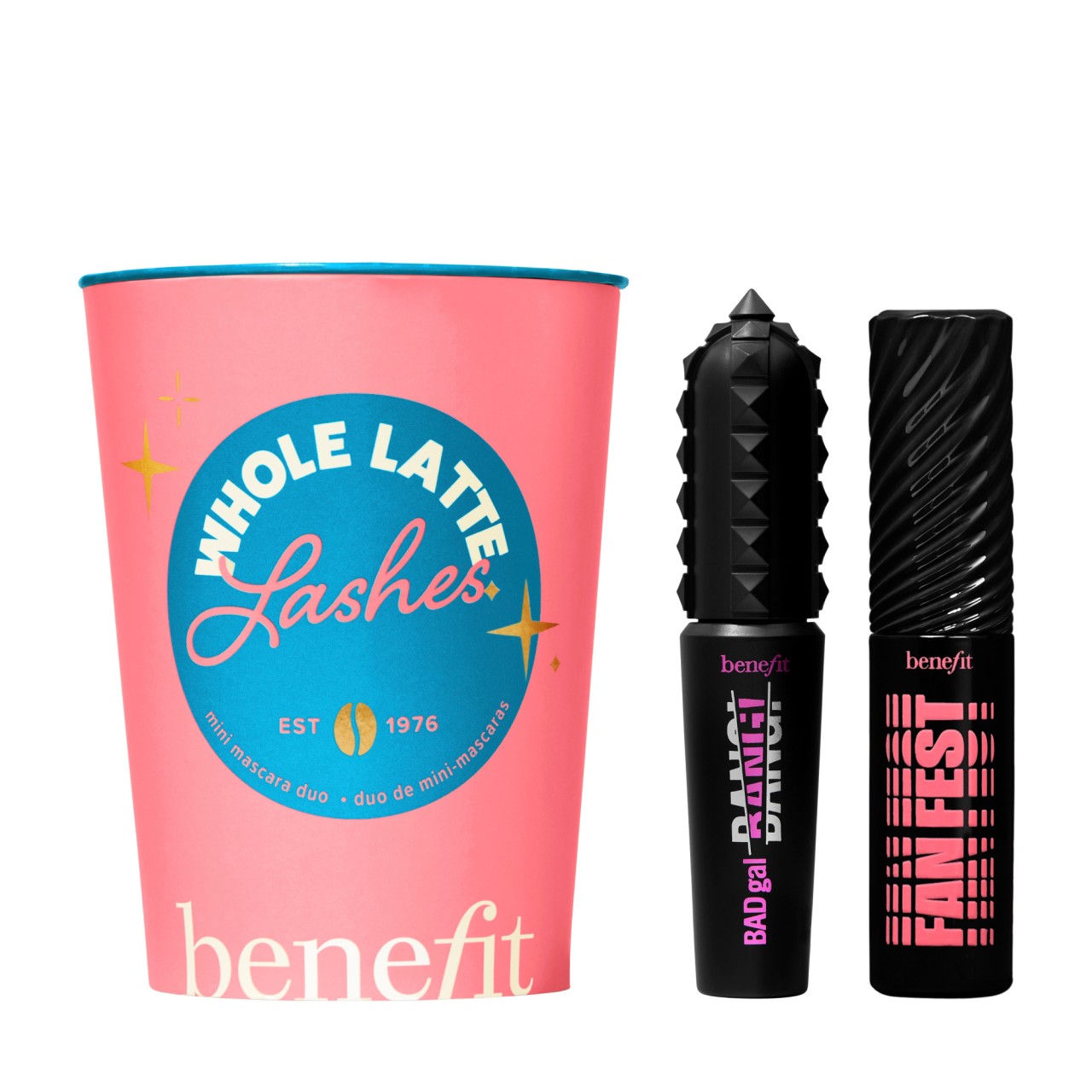 Benefit Cosmetics Whole Latte Lashes – Mini Szempillaspirál Duó Ünnepi Szépségszett