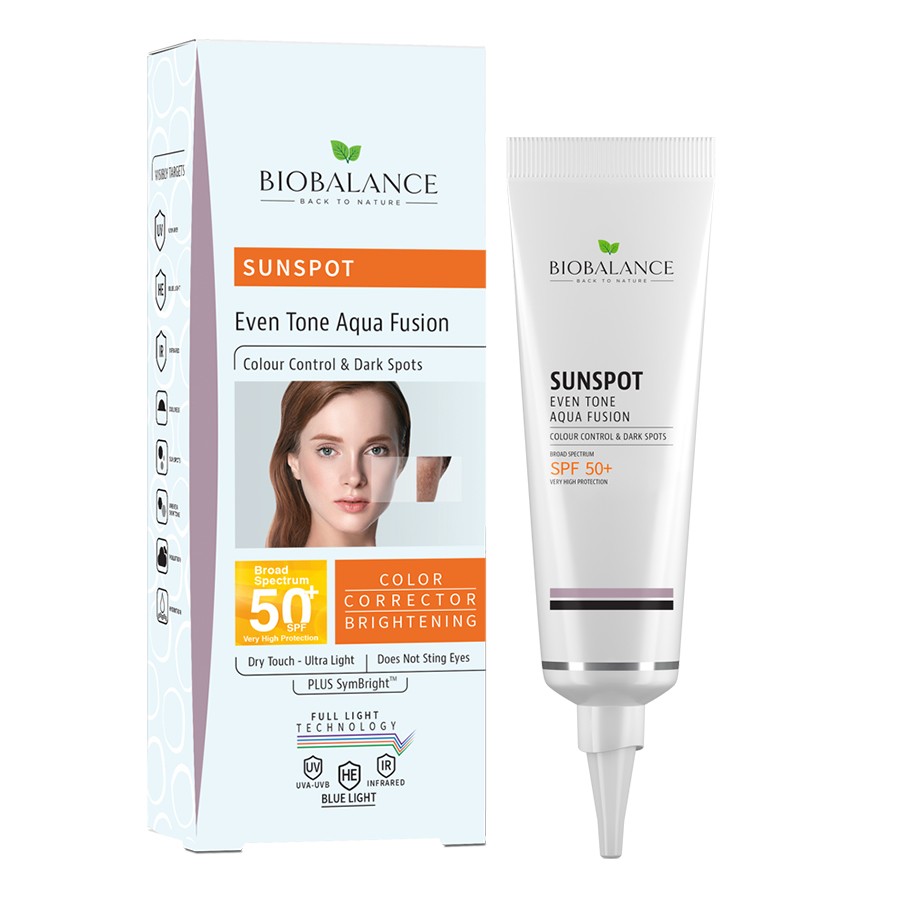 BIOBALANCE Sunspot Even Tone Aqua Fusion For Color Control & Dark Spots SPF 50+