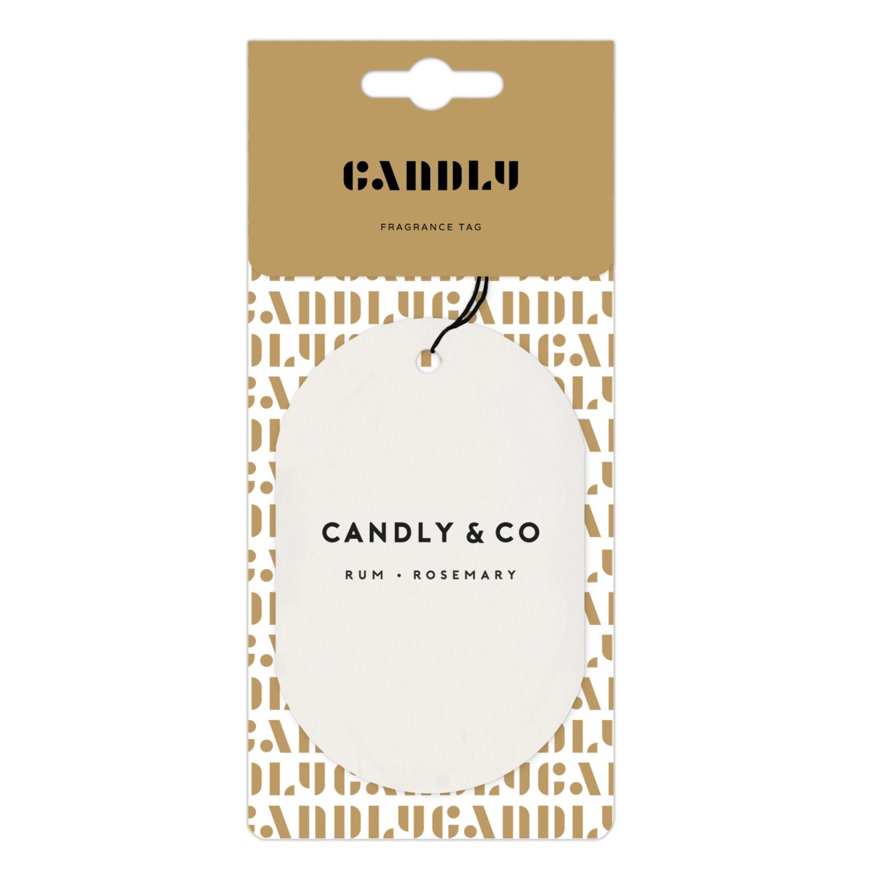 Candly&Co. Scented Car No.2 Rum, Rosemary