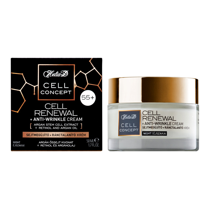 Helia-D Cell Renewal+Anti Wrinkle Night Cream 55+