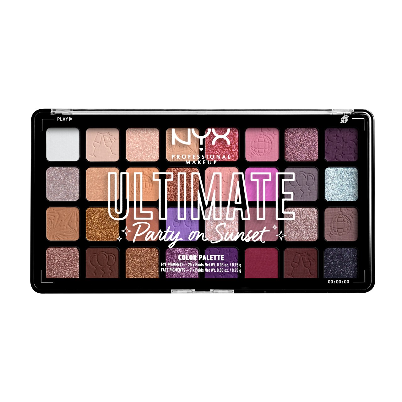 NYX Professional Makeup Birthday Ultimate Shadow Paletta