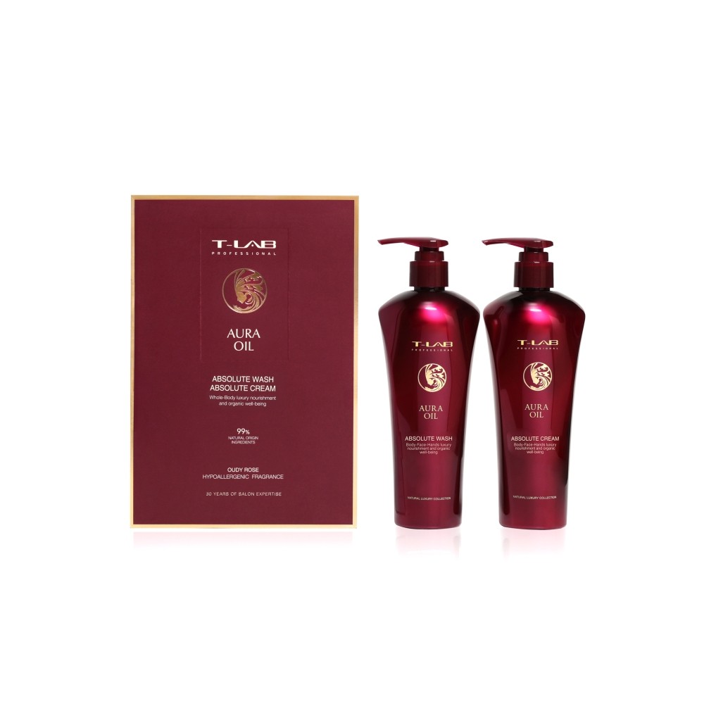 T-LAB Professional Aura Oil Absolute Wash And Absolute Cream Set