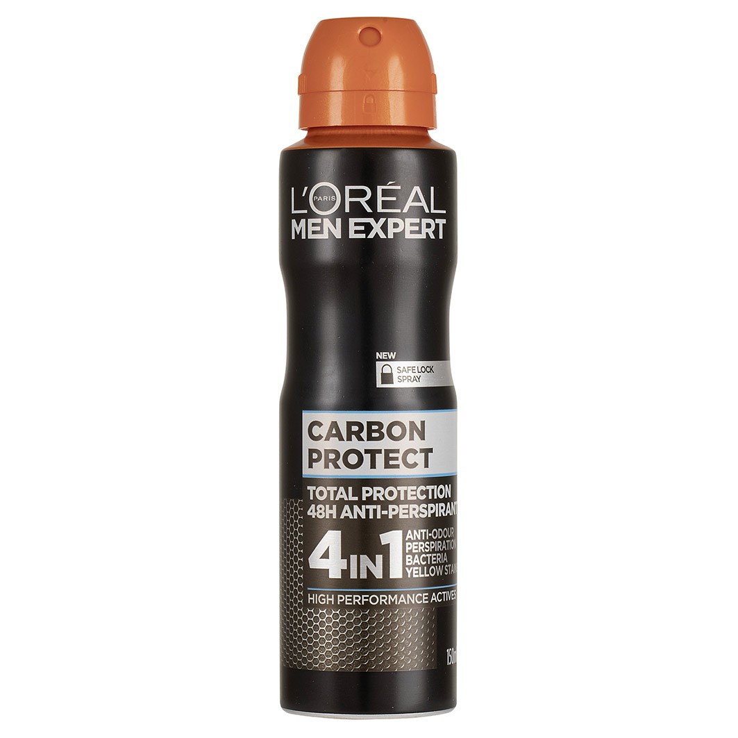L'Oréal Paris Men Expert izzadásgátló spray 4in1 Carbon Protect