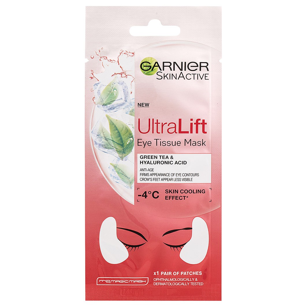 Garnier Skin Naturals Maszk Ultra Lift Zöld tea & Hialuronsav