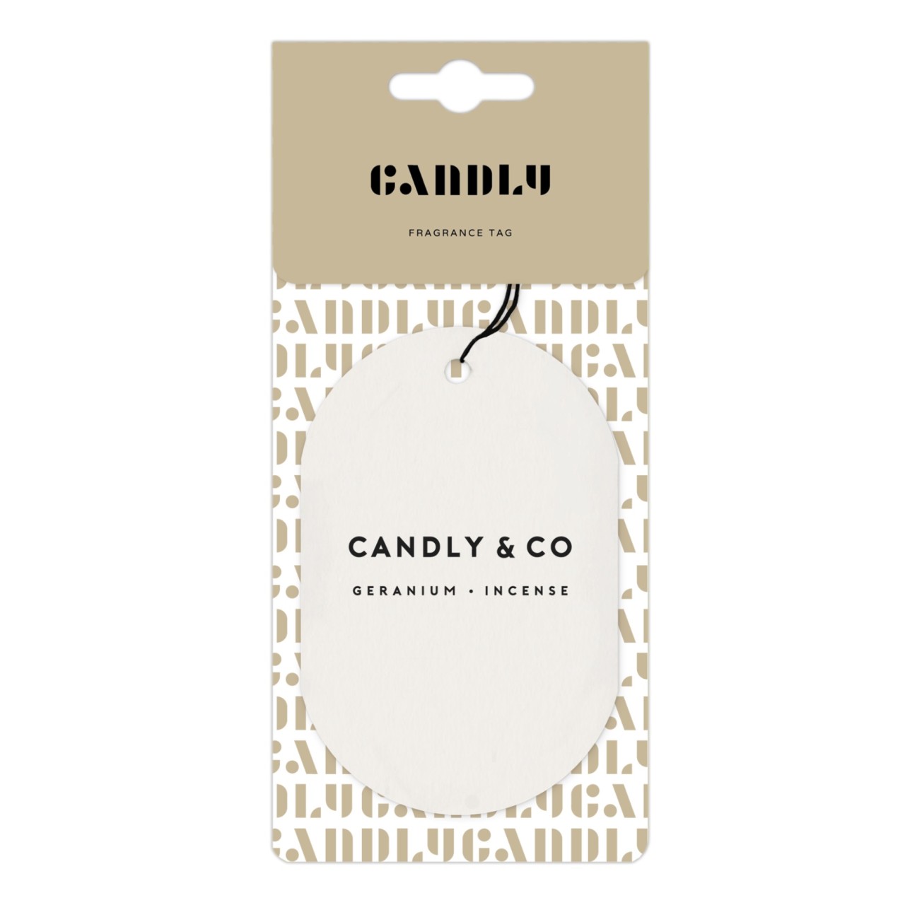 Candly&Co. Scented Car No.1 Geranium, Incense