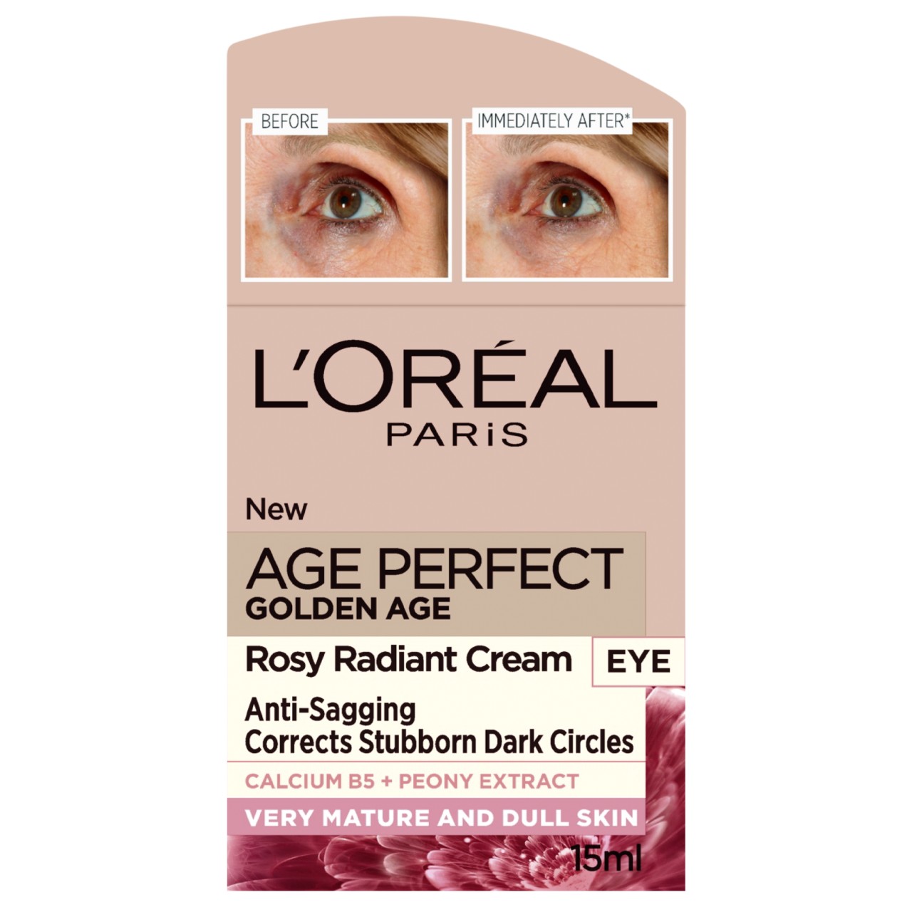 L'Oréal Paris Golden Age Rosy Radiant Care Szemkörnyékápoló