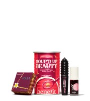 Benefit Cosmetics Soup'd Up Beauty – Bronzosító, Ajak– és Arcfesték, Szempillaspirál Ünnepi Szett