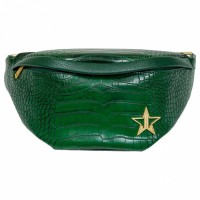 Jeffree Star Green Crocodile Cross Body Bag