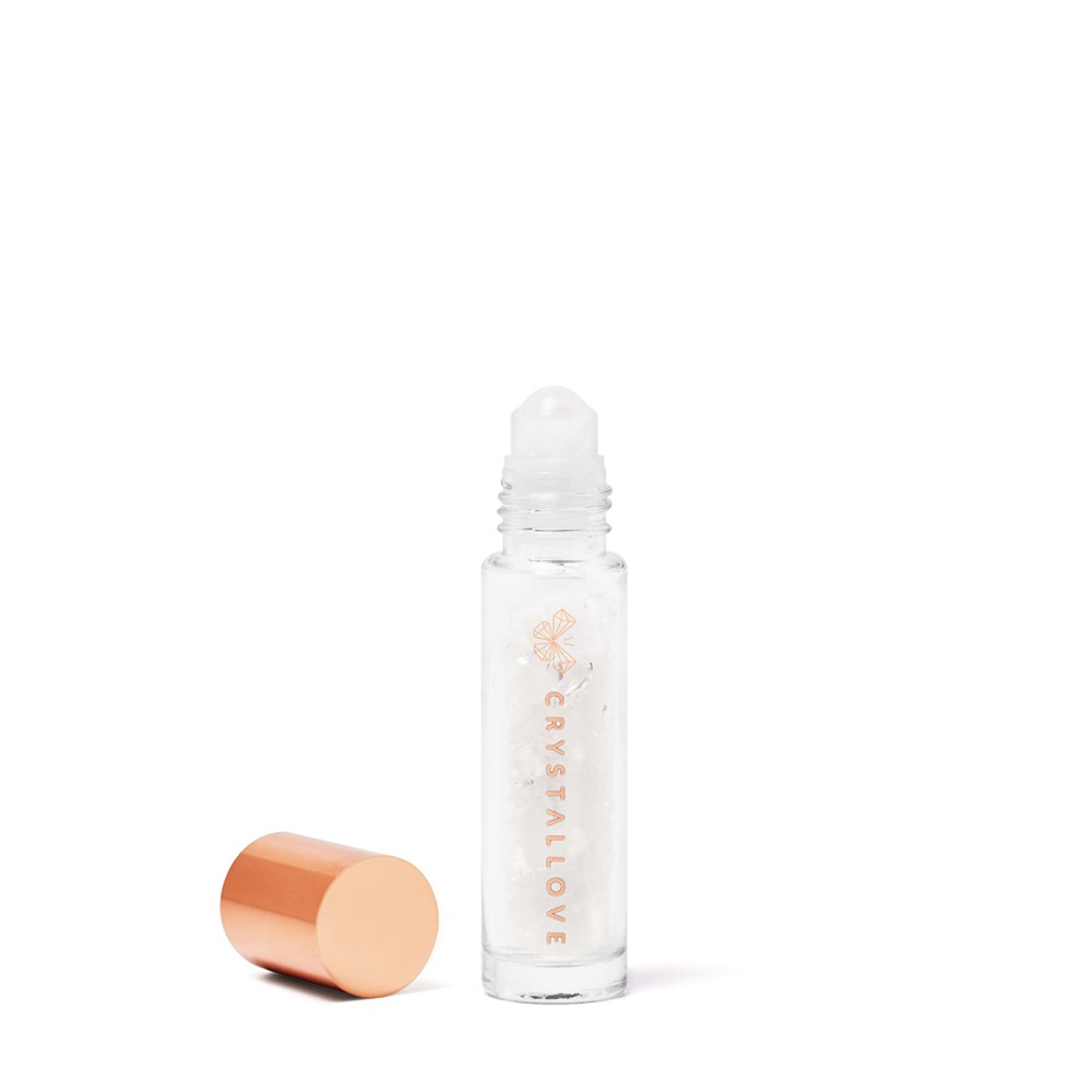 CRYSTALLOVE Clear Quartz Oil Bottle