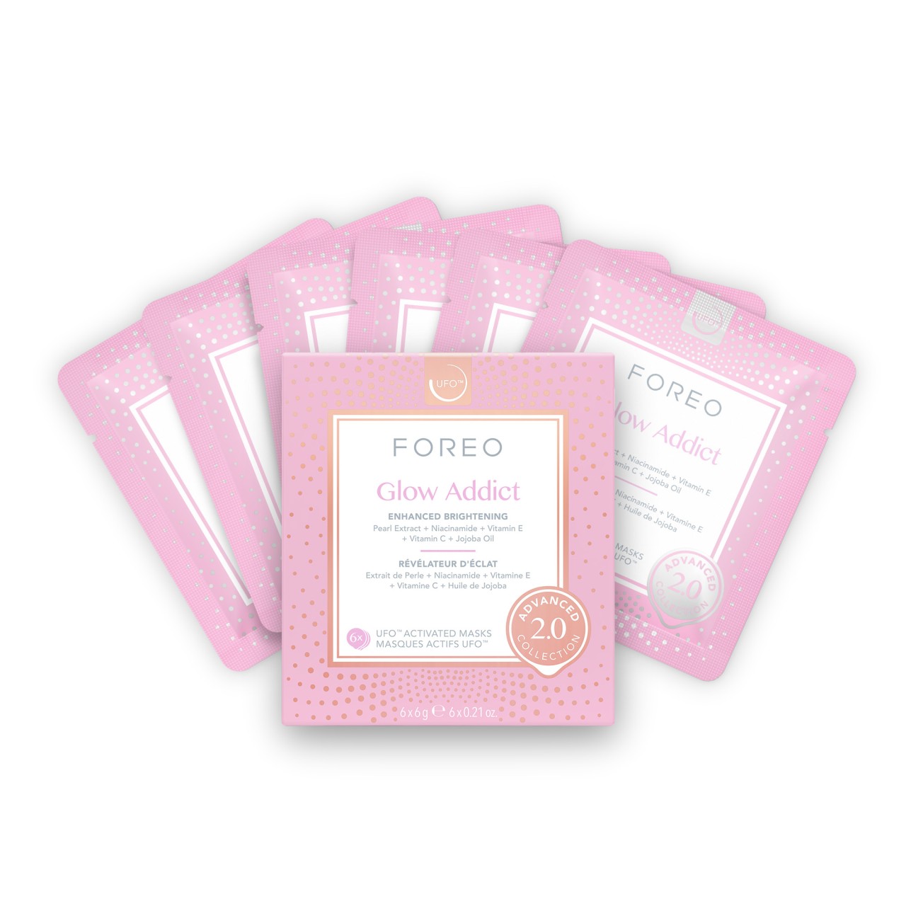 FOREO UFO Masks Glow Addict 2.0 X6