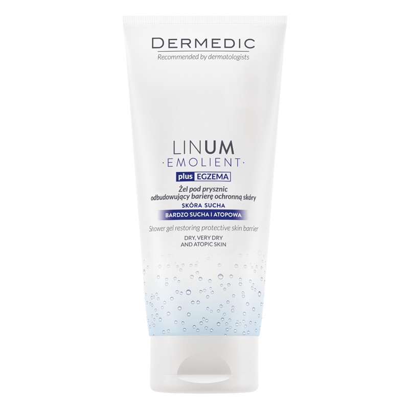 Dermedic Linum Emolient Shower Gel Restoring Protective Skin Barrier