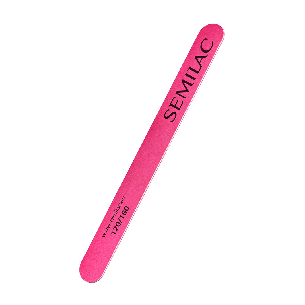 Semilac Wooden Nail File Magenta 120/180