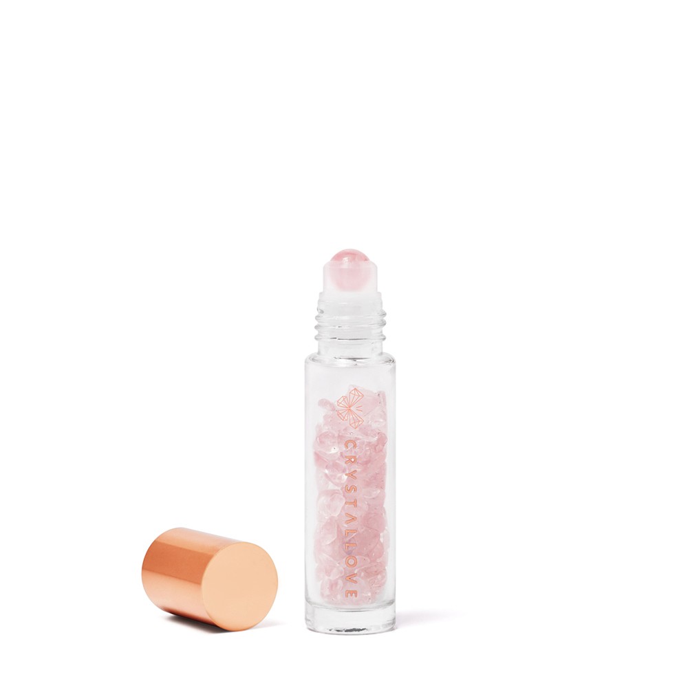 CRYSTALLOVE Rose Quartz Oil Bottle