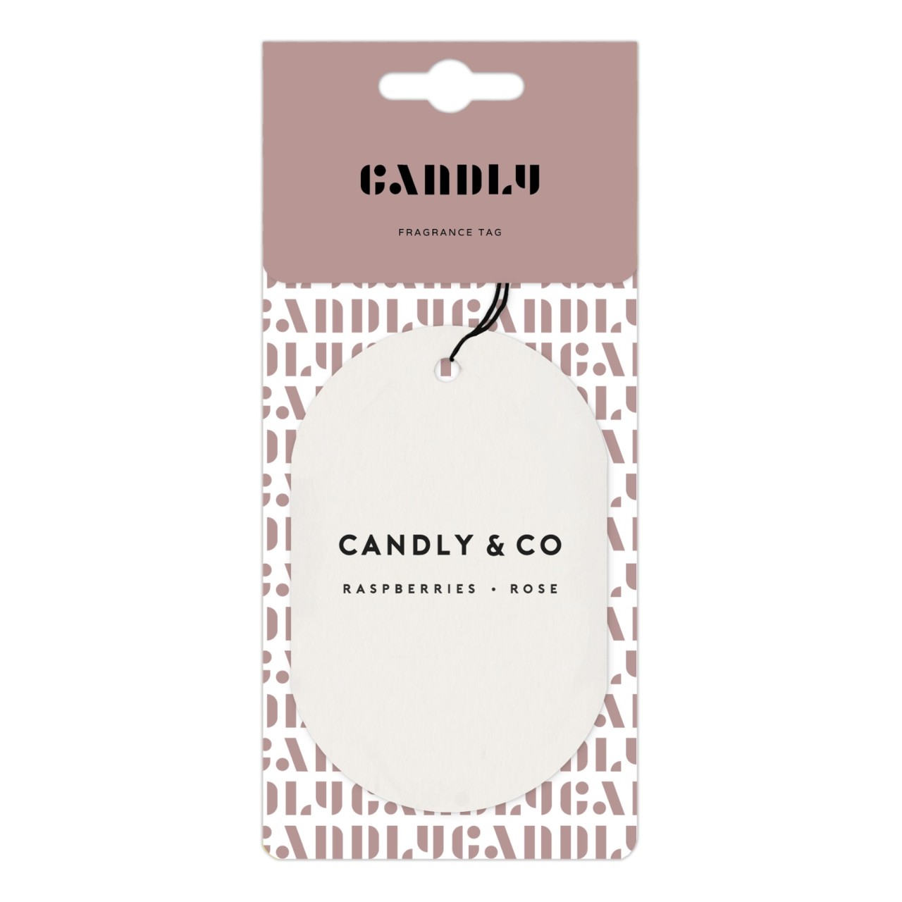 Candly&Co. Scented Car No.7 Raspberries, Rose