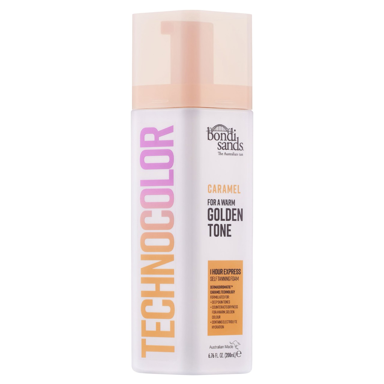 Bondi Sands Technocolour 1 Hour Express Self Tanning Foam Caramel