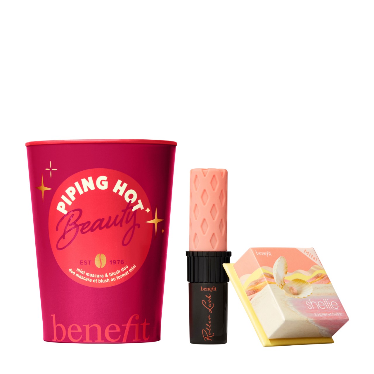 Benefit Cosmetics Piping Hot Beauty – Mini Szempillaspirál és Pirosító Duó Ünnepi