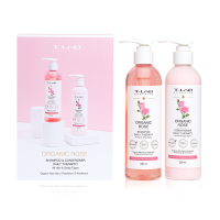T-LAB Professional Organic Rose Shampoo And Conditioner Set