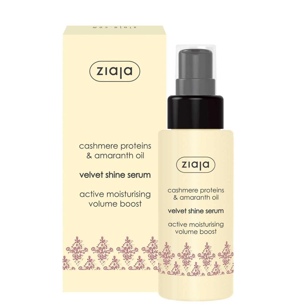 Ziaja Cashmere Proteins & Amaranth Oil Velvet Shine Serum