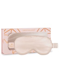 CRYSTALLOVE Silk Eye Mask - Gold