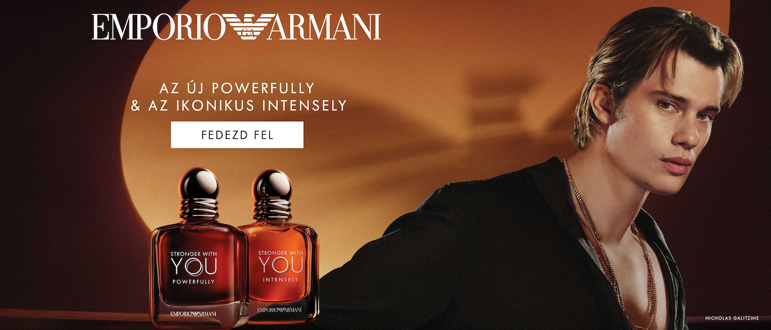 Emporio Armani bemutatja az új POWERFULLY és az ikonikus INTENSELY illatokat, fedezd fel Nicholas Galitzine arcával.