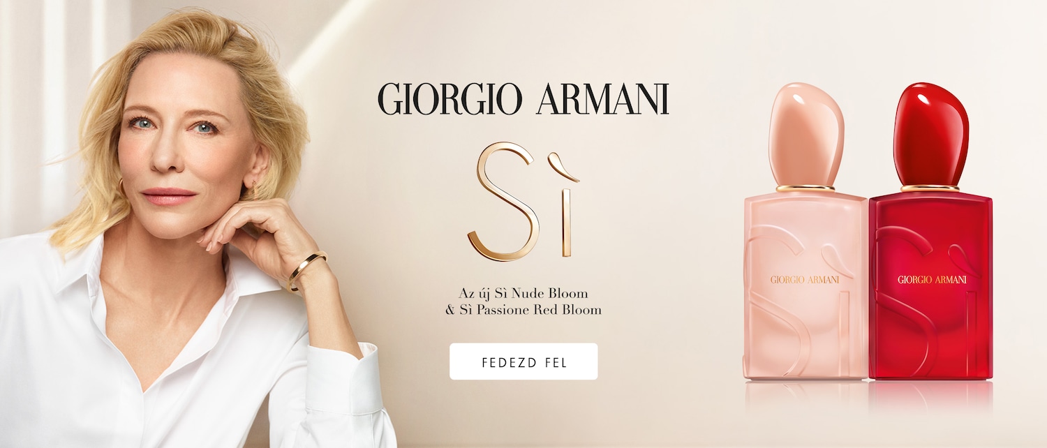 Giorgio Armani Si Nude Bloom és Si Passione Red Bloom parfümök Cate Blanchettel a reklámkampányban, fedezd fel az új illatokat!