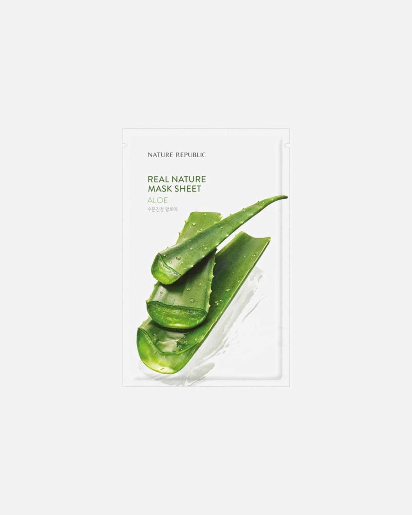 Fátyol maszk - Nature Republic Default Brand Line NATURE REPUBLIC Real Nature bőrnyugtató maszk aloe kivonattal 23 ml