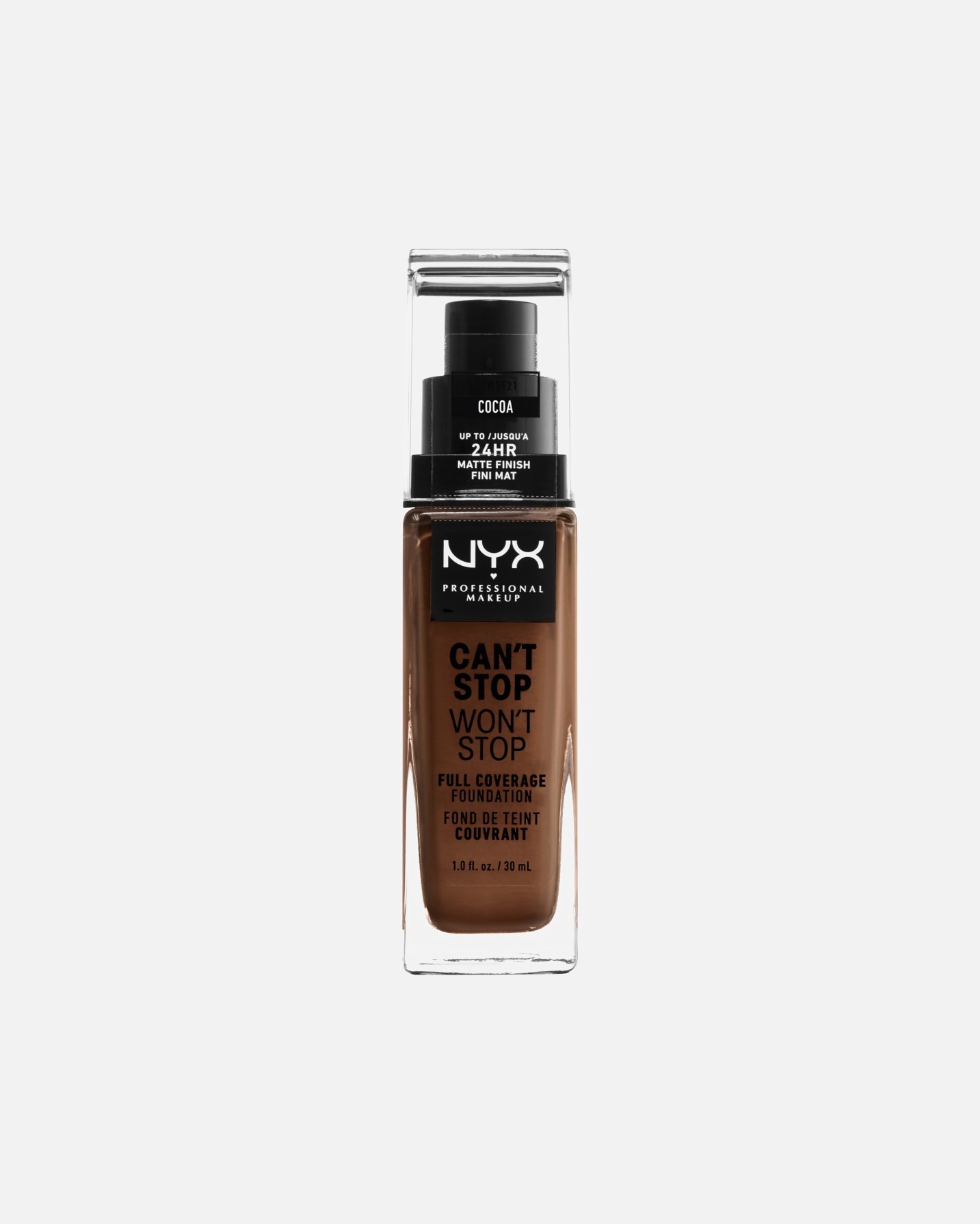 Alapozó - NYX Professional Makeup 0 Can't Stop Won't Stop Foundation Cocoa