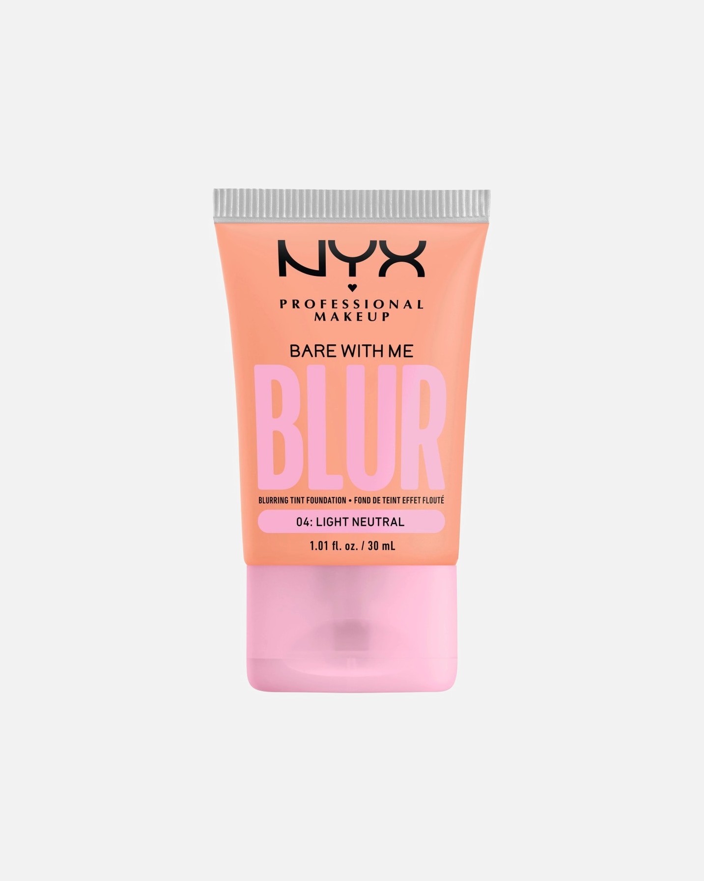 Alapozó - NYX Professional Makeup 0 Bare With Me Blur Tint Foundation 04-Light Neutral