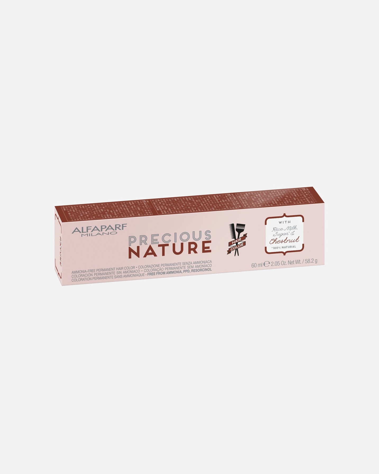 Hajfesték - Alfaparf Milano Professional Precious Nature 3 - KASTANIE DUNKELBRAUN