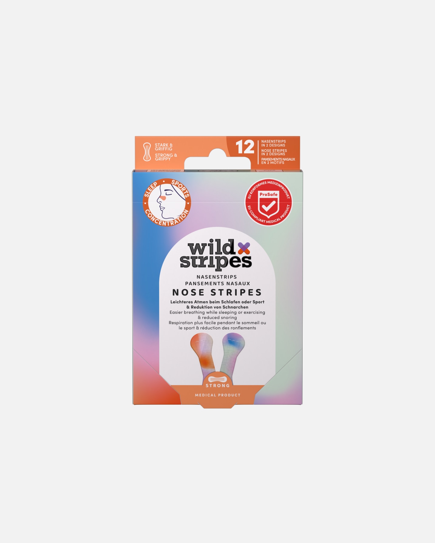 Ápolási kiegészítők - Wild Stripes Default Brand Line Nose Patches Sunrise 1 darab