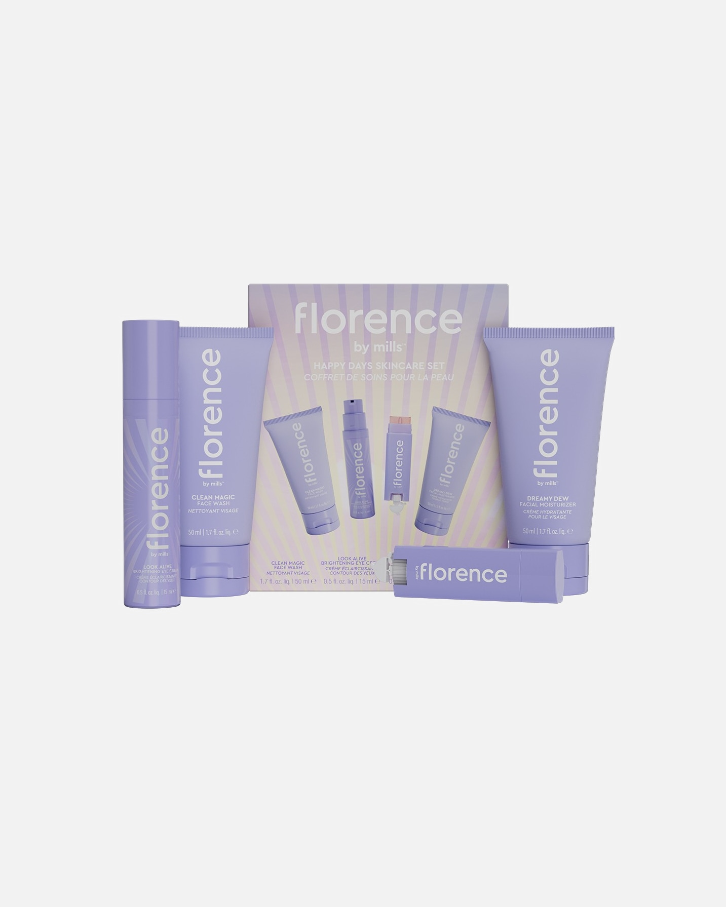 Arctisztító készlet - Florence By Mills Happy Days Skincare Set 1 darab
