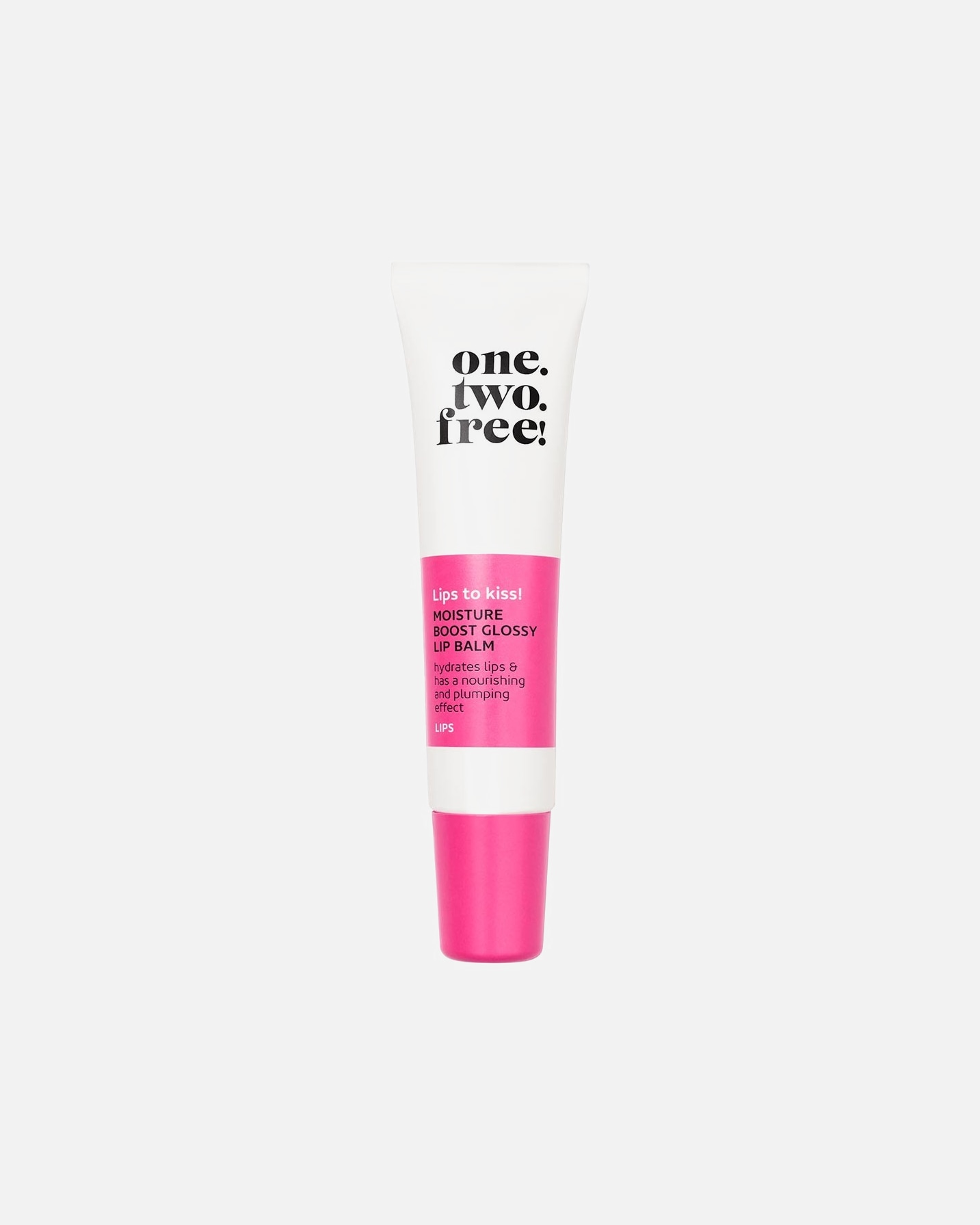Ajakbalzsam - one.two.free! Moisture Boost Glossy Lip Balm 04 Naked Nude