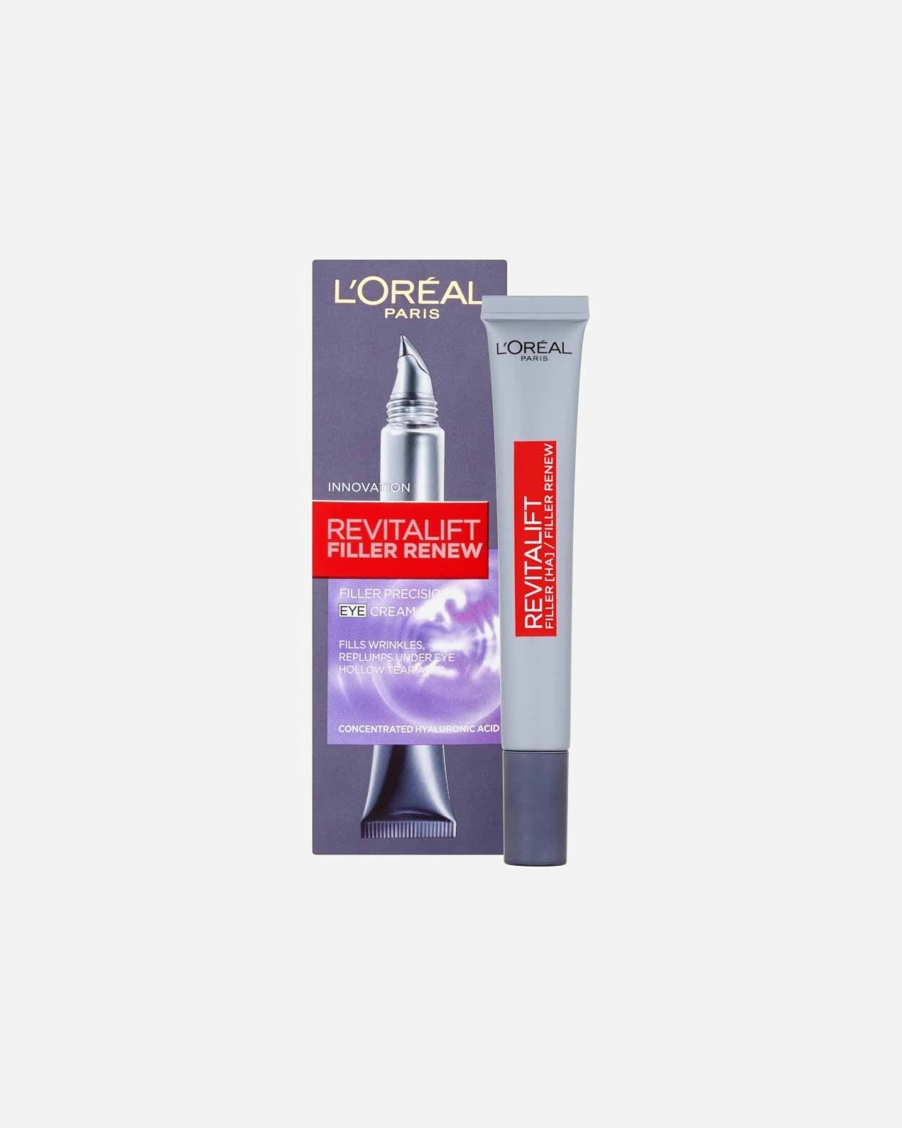 Szemkrém - L’Oréal Paris Filler (HA) Bőrfeltöltő Szemkörnyékápoló 15 ml