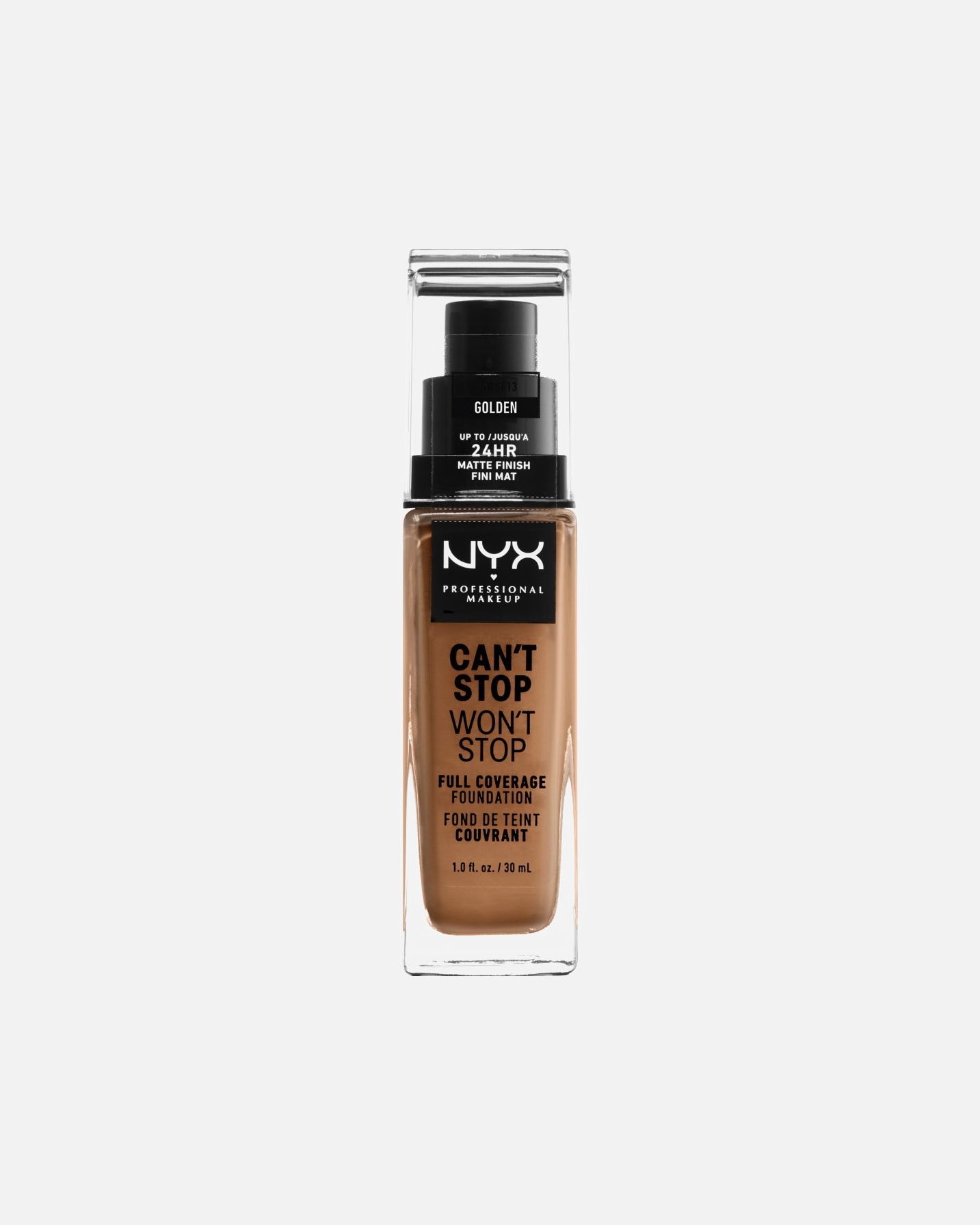 Alapozó - NYX Professional Makeup 0 Can't Stop Won't Stop Foundation Golden
